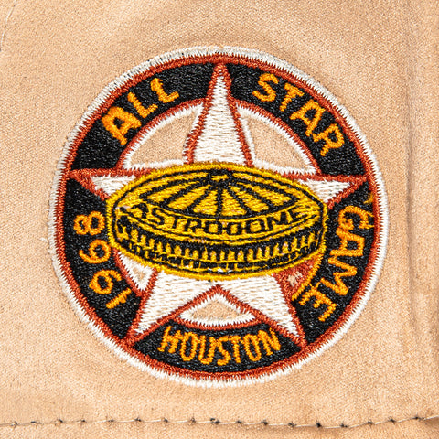 New Era 59Fifty S'mores Houston Astros 1968 All Star Game Patch Hat - Tan, Burnt Orange