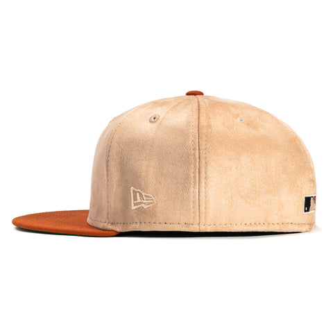 New Era 59Fifty S'mores New York Yankees 50th Anniversary Patch Hat - Tan, Burnt Orange