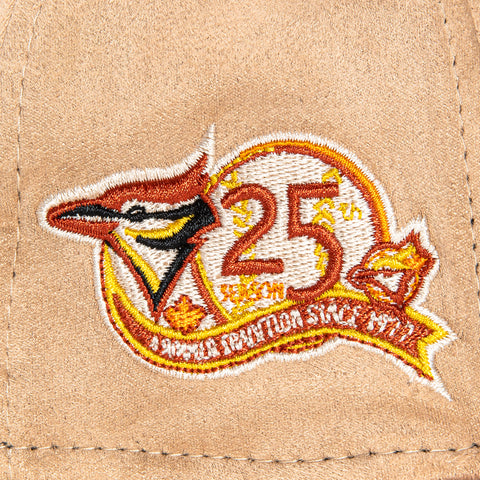 New Era 59Fifty S'mores Toronto Blue Jays 25th Anniversary Patch Hat - Tan, Burnt Orange