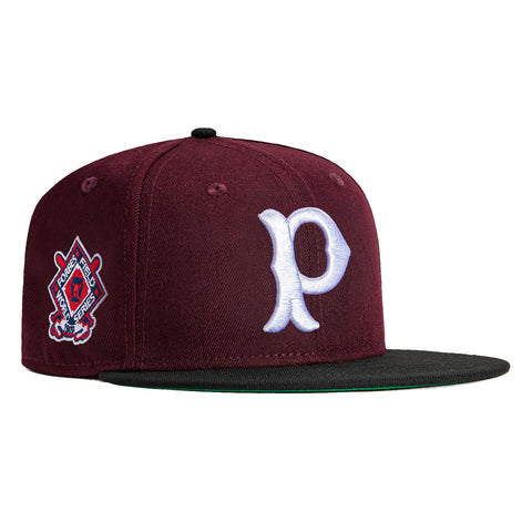 New Era 59Fifty Pittsburgh Pirates 1909 World Series Patch Hat - Maroon, Black