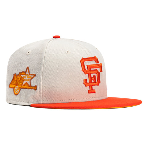 New Era 59Fifty San Francisco Giants 1961 All Star Game Patch Hat - Stone, Orange