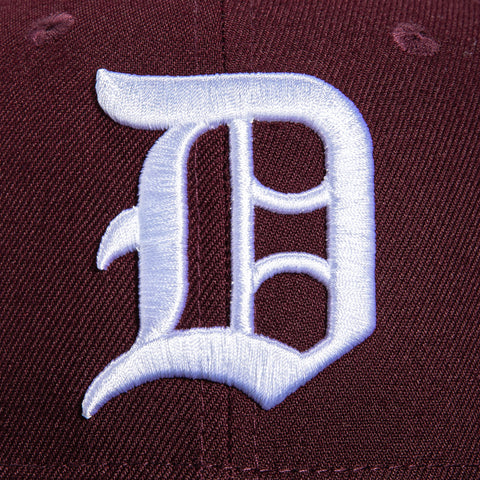 New Era 59Fifty Detroit Tigers 1945 World Series Patch Hat - Maroon, Black
