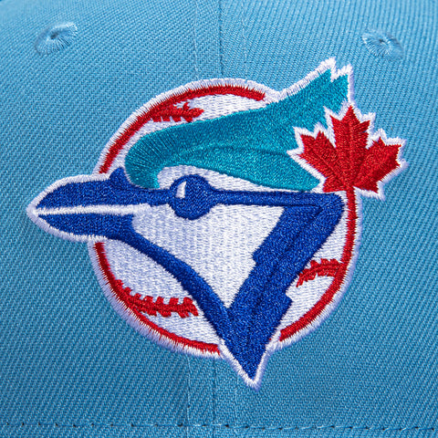 New Era 59Fifty Toronto Blue Jays 10th Anniversary Patch Hat - Light Blue, Royal