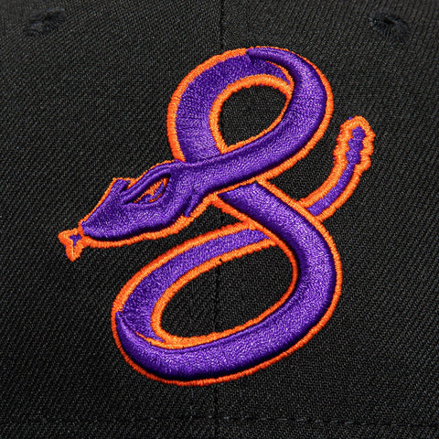New Era 59Fifty Arizona Diamondbacks Serpientes City Connect Patch Hat - Black, Purple, Orange