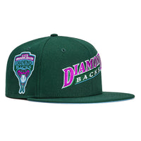 New Era 59Fifty Silk Icys Arizona Diamondbacks Inaugural Patch Word Hat - Green