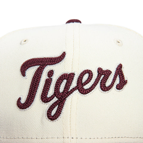 New Era 59Fifty Chain Stitch Detroit Tigers Hat - White, Cardinal