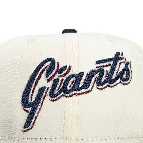 New Era 59Fifty Chain Stitch San Francisco Giants Hat - White, Navy