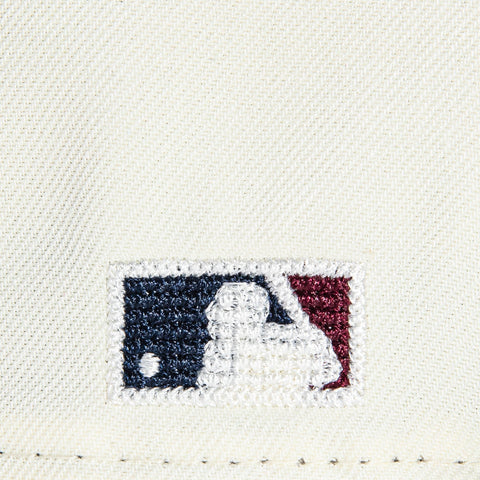 New Era 59Fifty Chain Stitch Oakland Athletics Hat - White, Navy