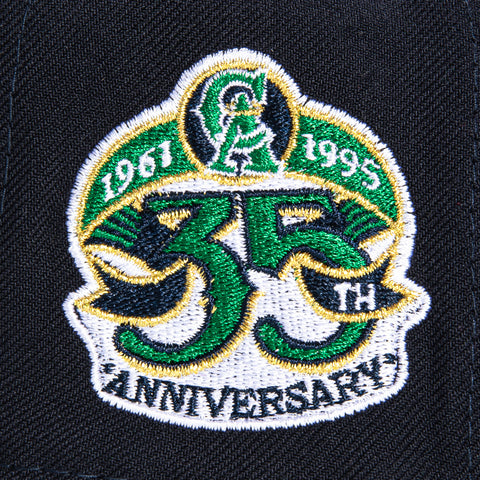 New Era 59Fifty Cord Visor Los Angeles Angels 35th Anniversary Patch Hat - Navy, Khaki