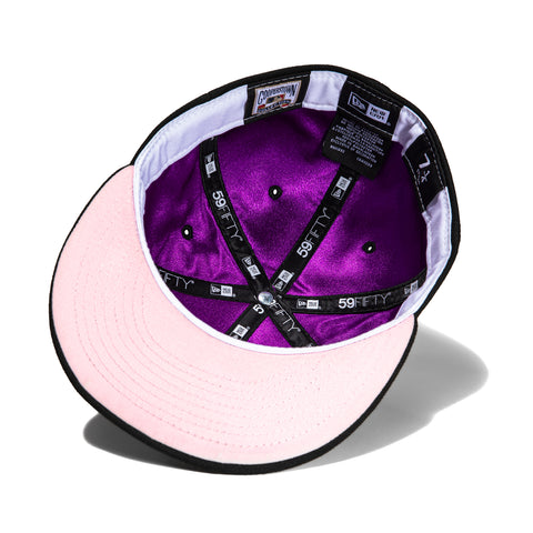 New Era 59Fifty Silky Pink UV Arizona Diamondbacks Inaugural Patch Hat - Black