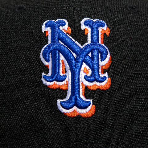 New Era 59Fifty Silky Pink UV New York Mets Shea Stadium Patch Hat - Black