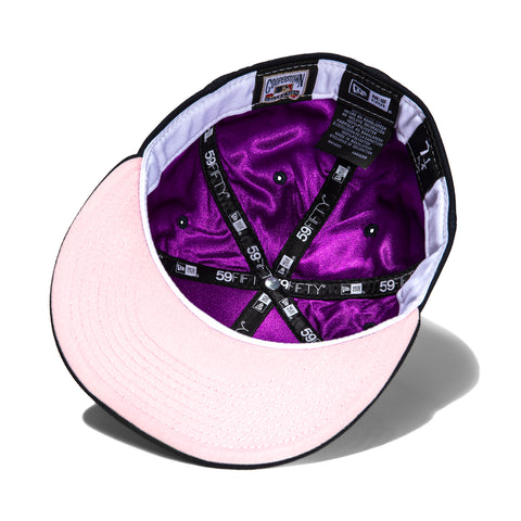 New Era 59Fifty Silky Pink UV Minnesota Twins Metrodome Patch Hat - Navy