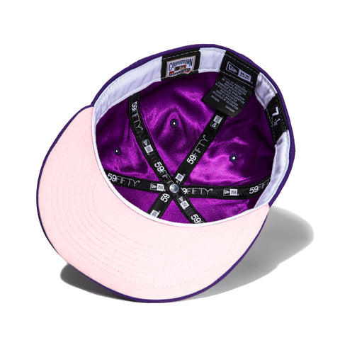 New Era 59Fifty Silky Pink UV Colorado Rockies 1995 Inaugural Patch Hat - Purple