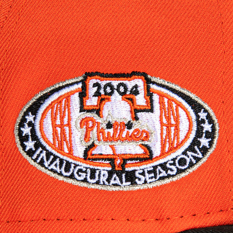 New Era 59Fifty Philadelphia Phillies Inaugural Season Patch Alternate Hat - Orange, Black