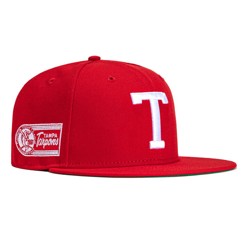 New Era 59Fifty Tampa Tarpons 1961 Champions Patch Hat - Red