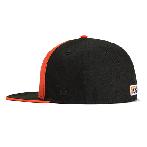 New Era 59Fifty Bakersfield Blaze Rail Hat - Black, Orange