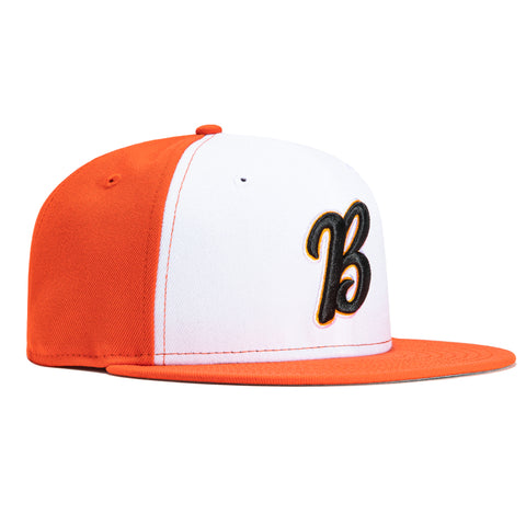 New Era 59Fifty Bakersfield Blaze Rail Hat - White, Orange