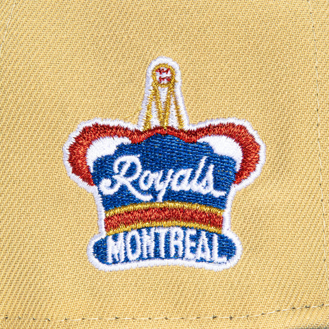 New Era 59Fifty Montreal Royals Logo Patch Hat - Tan, Royal