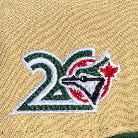 New Era 59Fifty Toronto Blue Jays 20th Anniversary Patch Hat - Tan, Green