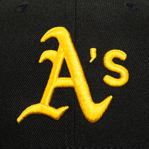 New Era 59Fifty Oakland Athletics Stomper Patch Hat - Black, Gold