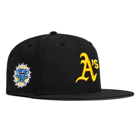 New Era 59Fifty Oakland Athletics Stomper Patch Hat - Black, Gold