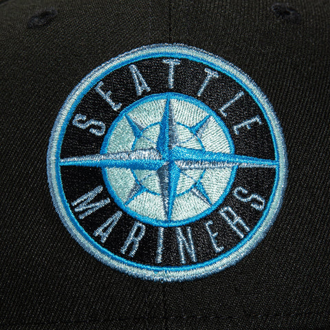 New Era 59Fifty Black Ice Seattle Mariners 2023 All Star Game Patch Hat - Black