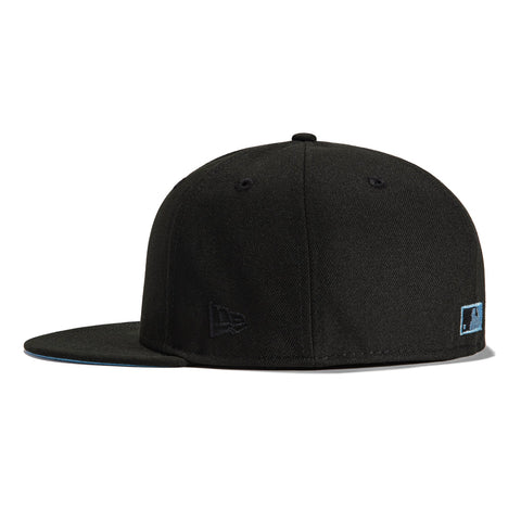 New Era 59Fifty Black Ice Oakland Athletics 50th Anniversary Patch Stomper Hat - Black
