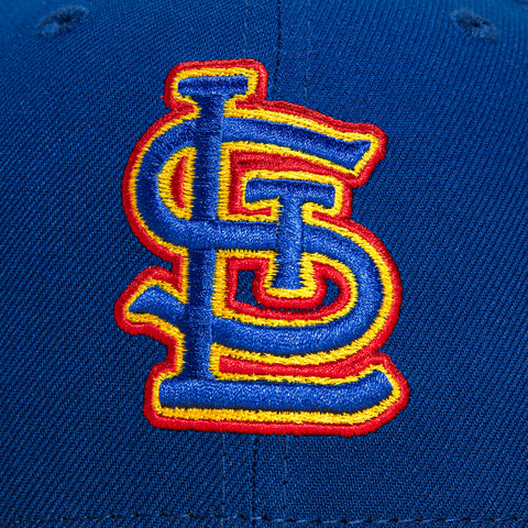 New Era 59Fifty St Louis Cardinals 30th Anniversary Stadium Patch Hat - Royal, Gold, Red