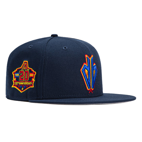 New Era 59Fifty Arizona Diamondbacks 20th Anniversary Patch DB Hat - Navy, Red, Gold