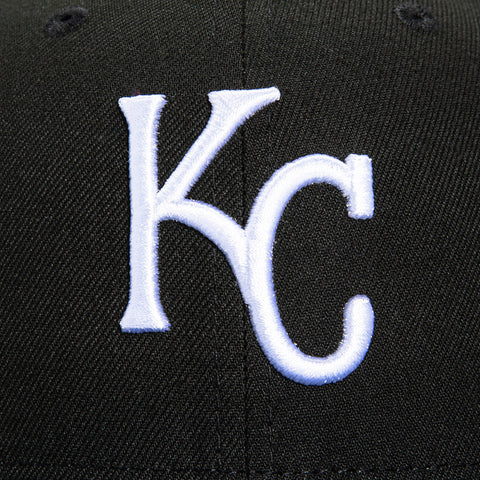 New Era 59Fifty Kansas City Royals 40th Anniversary Patch Hat - Black, Royal