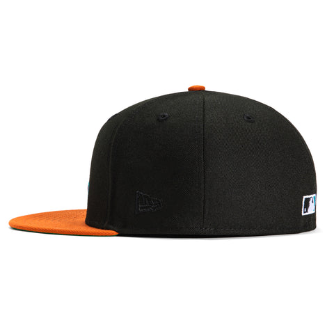 New Era 59Fifty Arizona Diamondbacks Inaugural Patch A Hat - Black, Burnt Orange, Teal, Purple