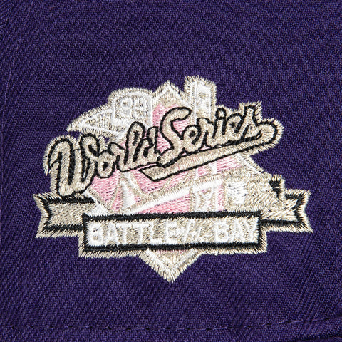 New Era 59Fifty Oakland Athletics Battle of the Bay Patch Pink UV Hat - Purple