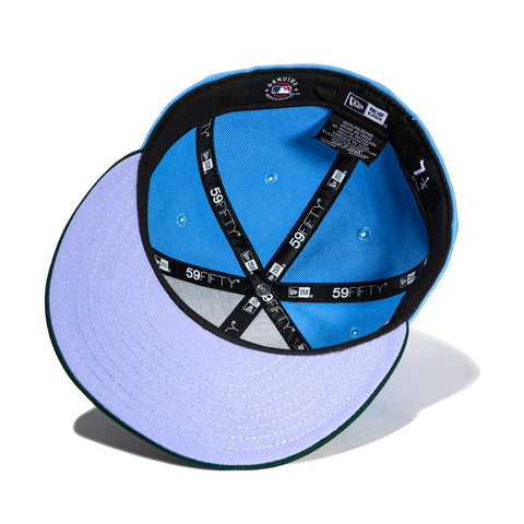New Era 59Fifty Colorado Rockies City Connect Patch Mountain Hat - Light Blue, Green