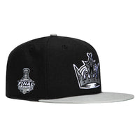 47 Brand Sureshot Captain Los Angeles Kings Stanley Cup Patch Snapback Hat - Black, Grey