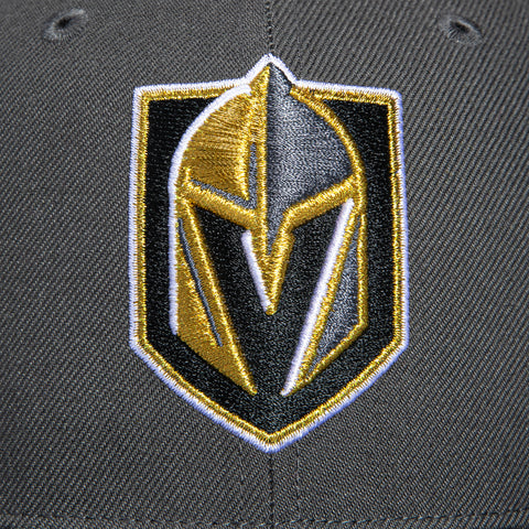 47 Brand Sureshot Captain Vegas Golden Knights Inaugural Patch Snapback Hat - Graphite, Black