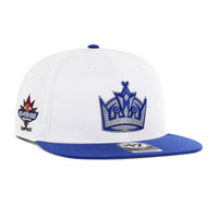 47 Brand Sureshot Los Angeles Kings 1998 All Star Game Patch Snapback Hat - White, Royal