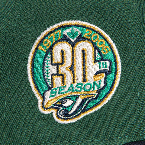 New Era 59Fifty Toronto Blue Jays 30th Anniversary Patch Hat - Green, Navy