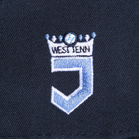 New Era 59Fifty West Tenn Diamond Jaxx Hat - Navy, Light Blue