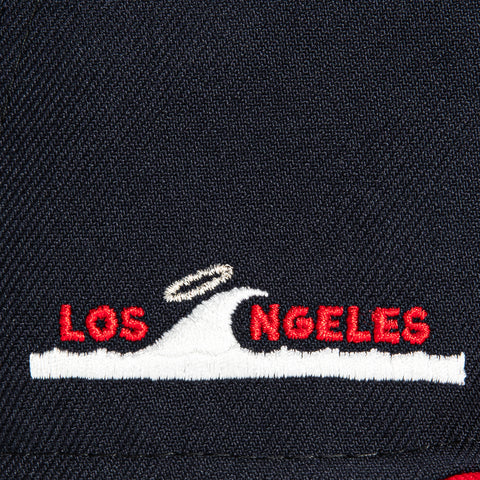 New Era 59Fifty Los Angeles Angels City Connect Patch Hat - Navy, Red