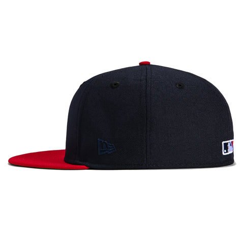 New Era 59Fifty Los Angeles Angels City Connect Patch Hat - Navy, Red