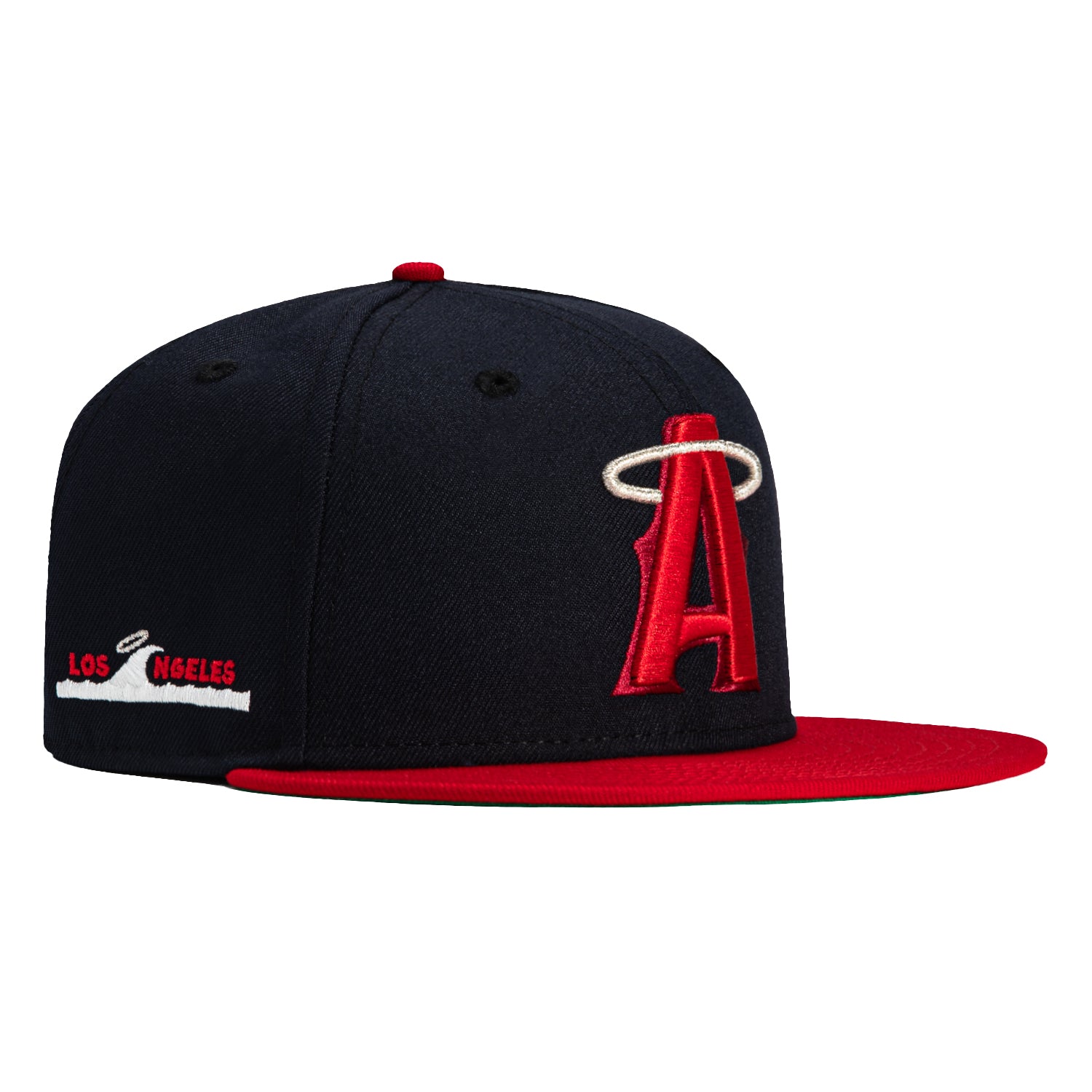 Angels Scribble 59FIFTY Fitted Navy Hat