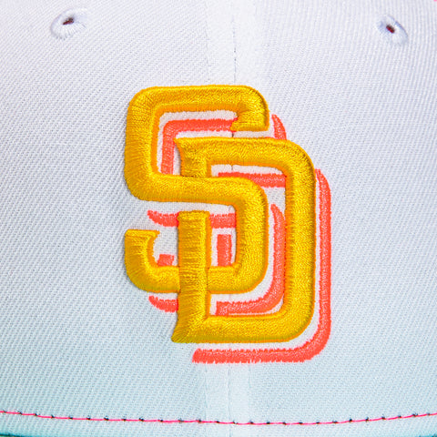 New Era 59Fifty San Diego Padres City Connect Patch Hat - Gold, Pink, Mint