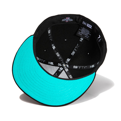 New Era 59Fifty Tucson Sidewinders Teal UV Hat - Black