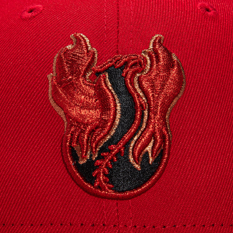 New Era 59Fifty Phoenix Firebirds Inaugural Patch Hat - Red
