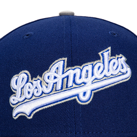 New Era 59Fifty Los Angeles Dodgers 40th Anniversary Stadium Patch Word Hat - Royal, Grey