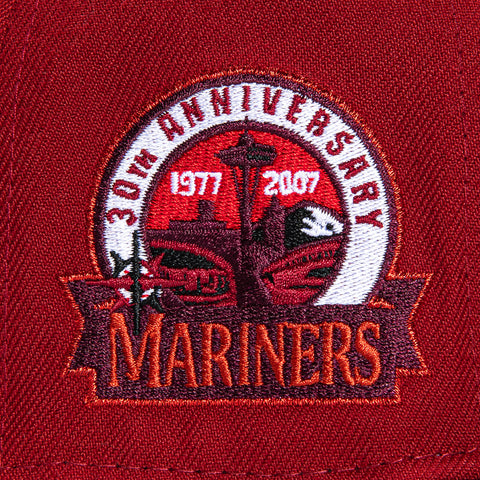 New Era 59Fifty Seattle Mariners 30th Anniversary Patch Hat - Brick