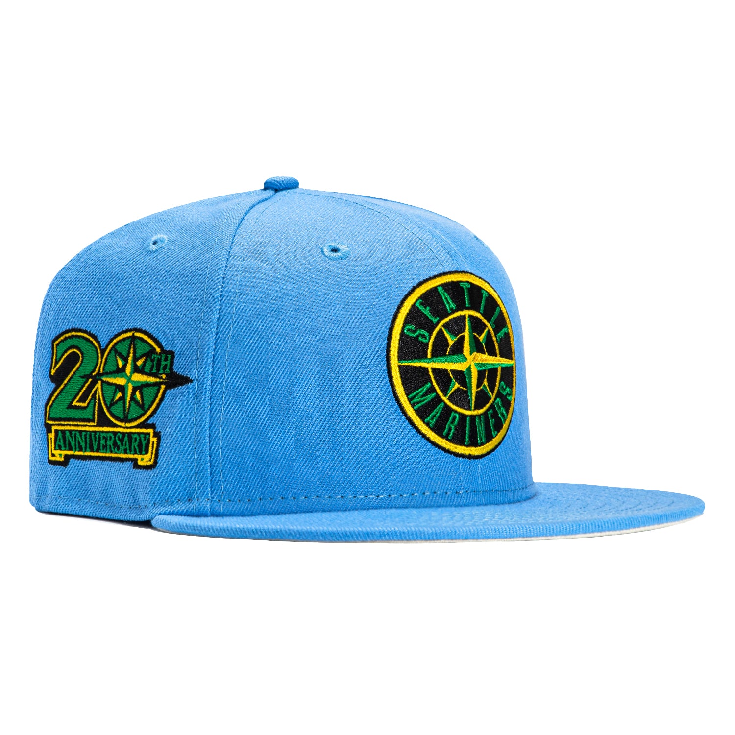 New Era 59Fifty Seattle Mariners 20th Anniversary Patch Logo Hat