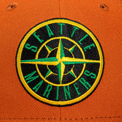 New Era 59Fifty Stoney Seattle Mariners 30th Anniversary Patch Logo Hat - Burnt Orange