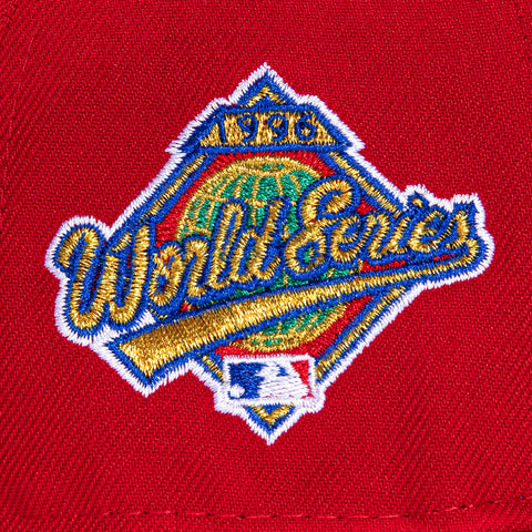 New Era 59Fifty New York Yankees 1996 World Series Patch Kelly UV Hat - Red, White