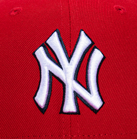 New Era 59Fifty New York Yankees 1996 World Series Patch Kelly UV Hat - Red, White